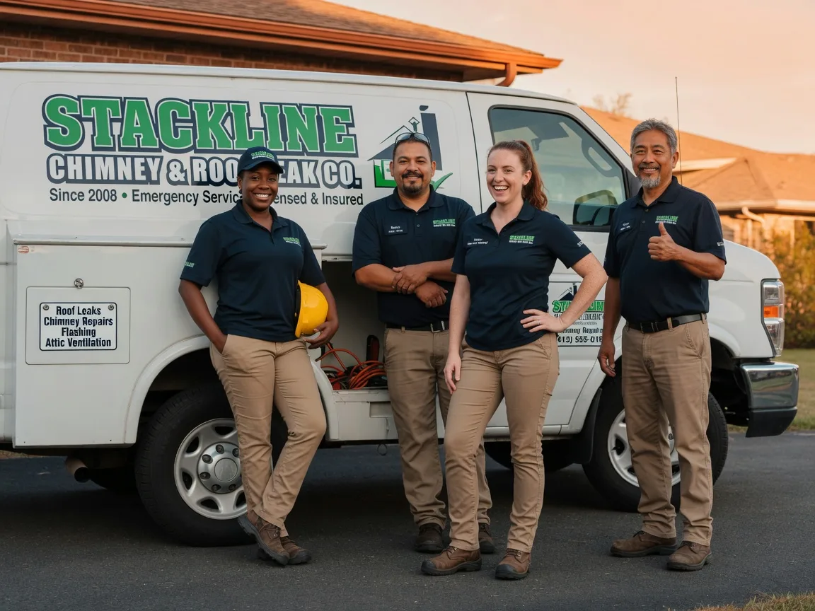 Chimney flashing repair company in Dearing, KS